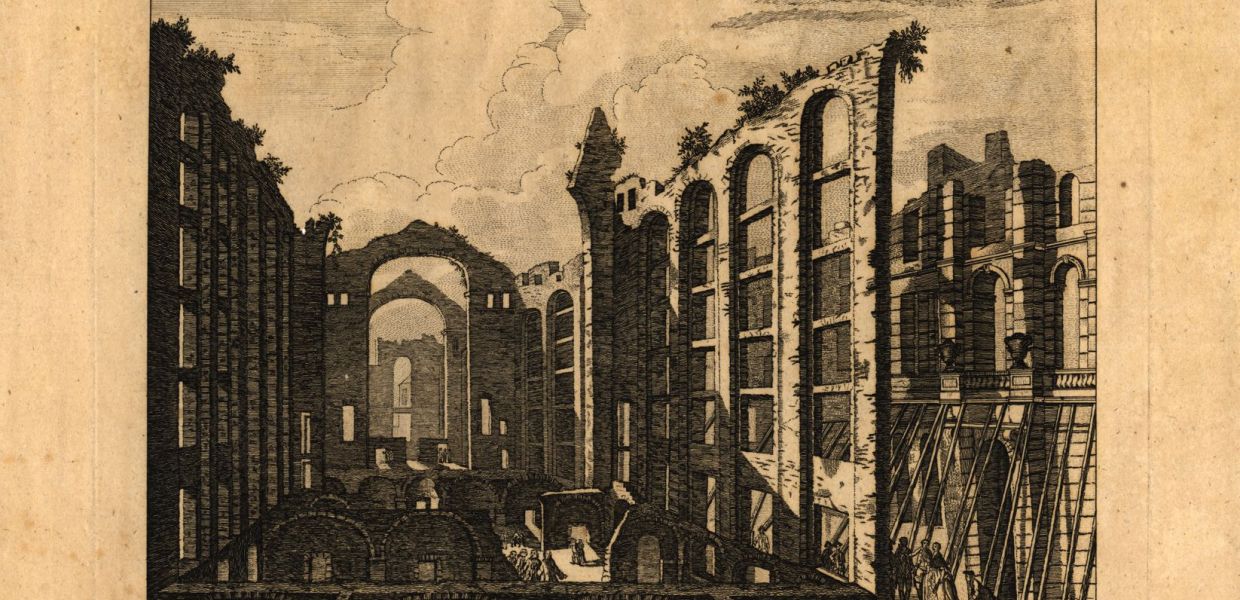 Ruins of Lisbon after the EarthQuake on the 1st November 1755: the Opera House, 1755 Henry Roberts, Biblioteca Nacional de Portugal, Public Domain Mark